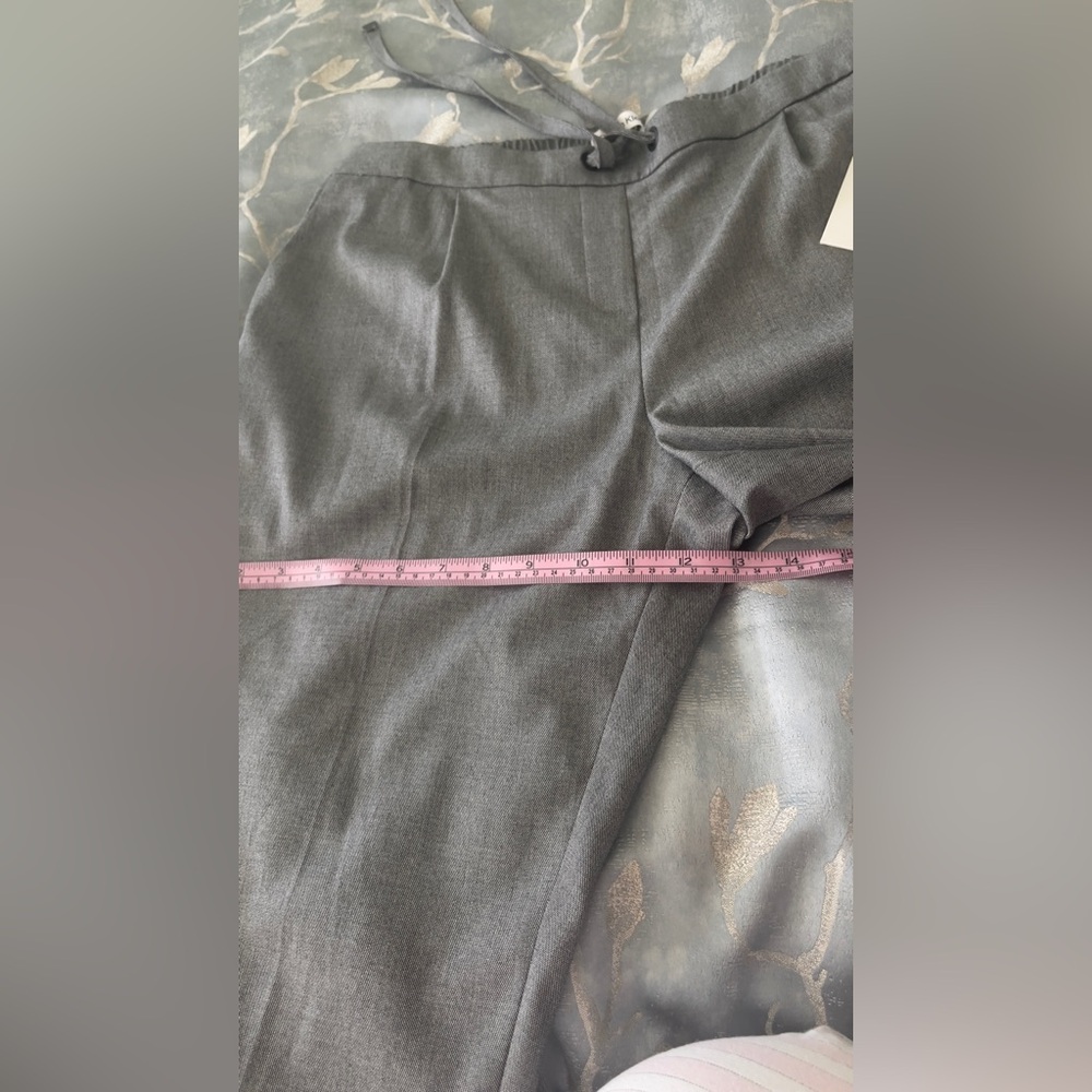 Calvin Klein Tapered Pull-On Pants Woman’s Gray Size 12 - Picture 8 of 16